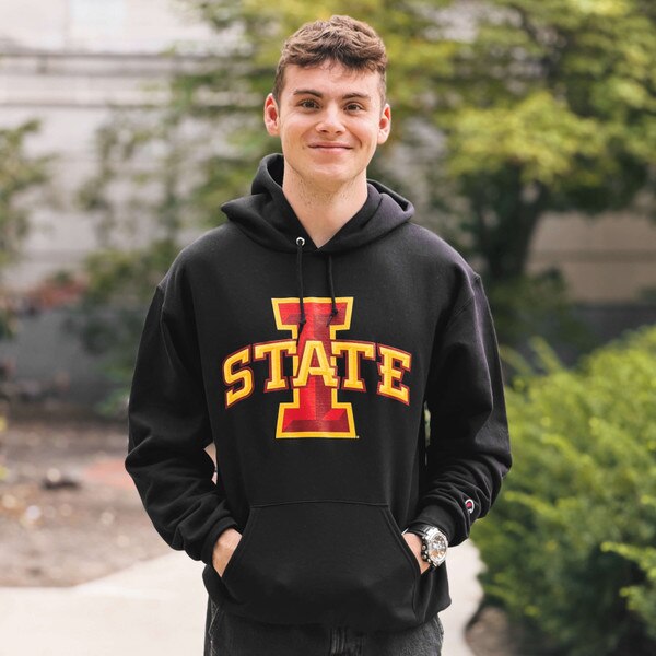 Champion® I-State Black Hoodie